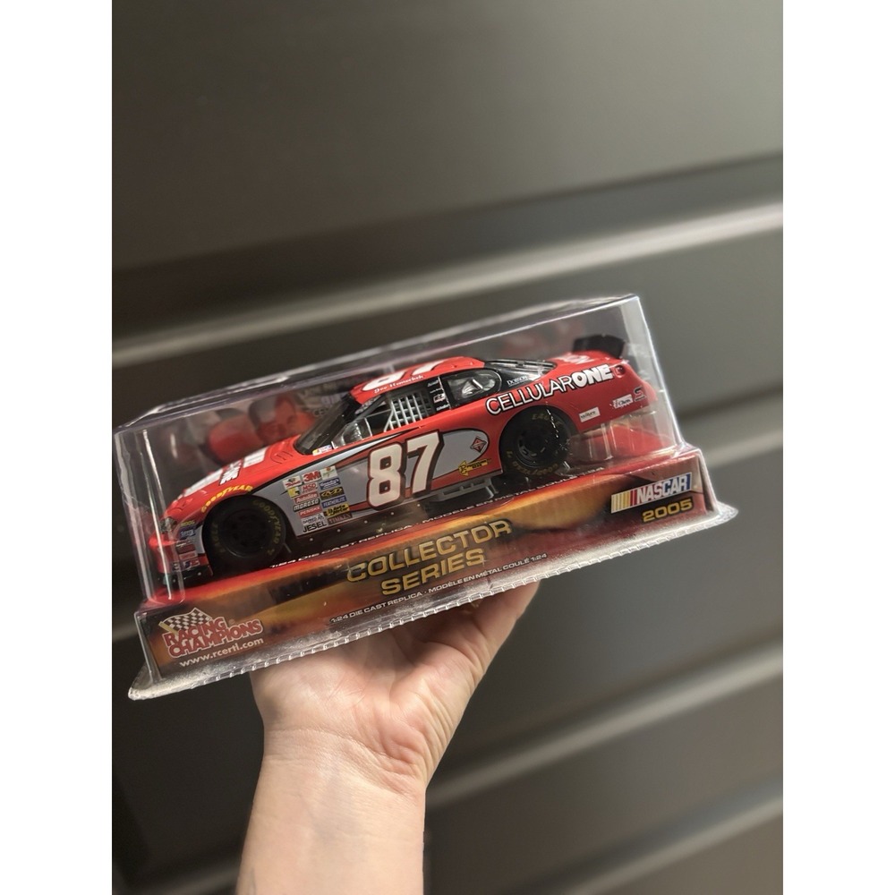 2005‎ Racing Champions NASCAR #87 Joe Nemechek Cellular One Red 1:24 Autographed